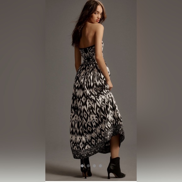Paula Jain Black and White Maxi Dress - perfect for Stagecoach! - Picture 3 of 10